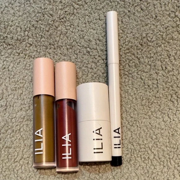 ILIA - 2 liquid eyeshadows, 1 multi use stick, 1 eyeliner - new! - Picture 1 of 5